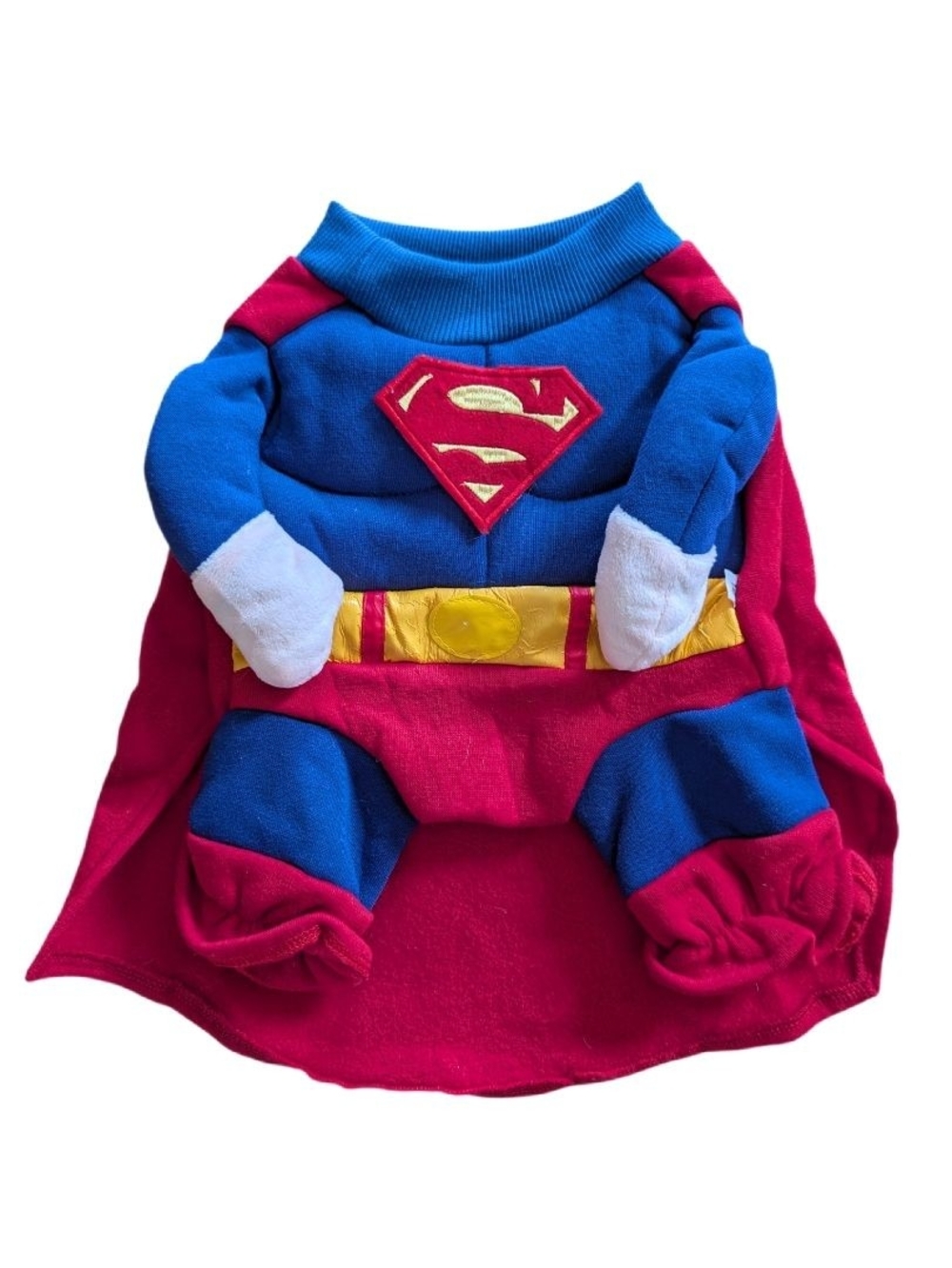 🩵 4/$20 15-18lb Dog Superman Red Costume - Classic‎ Superhero Halloween Outfit